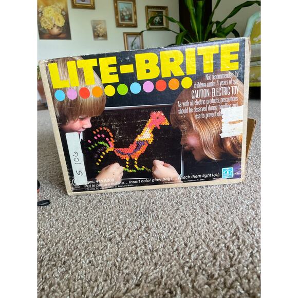 LITE-BRITE Vintage Hasbro 1978 - Picture 8 of 10